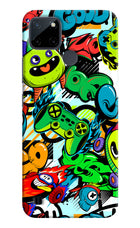 Game Doodle Realme C21Y/C25Y Hard Case Back Cover by Casekaro
