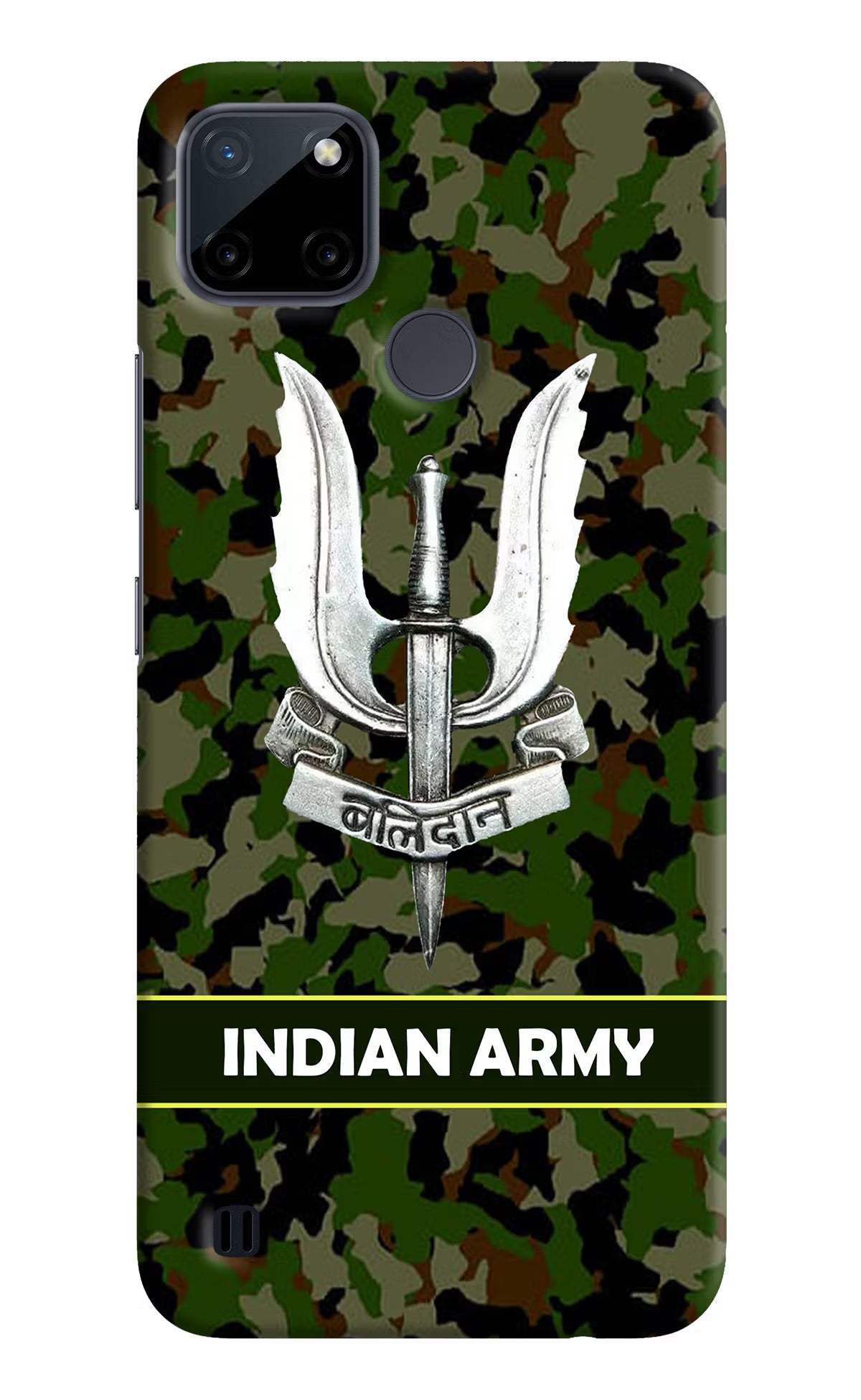 Balidan Indian Logo Realme C21Y/C25Y Hard Case Back Cover by Casekaro