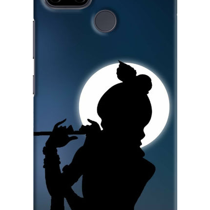 Shri Krishna Silhouette Realme C21Y/C25Y Hard Case Back Cover by Casekaro