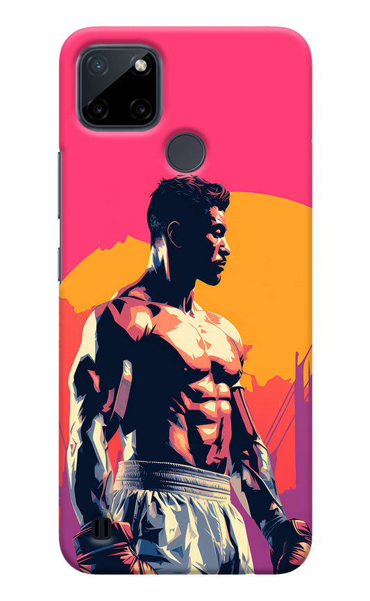 Sunset Warrior (AI Generated) Realme C21Y/C25Y Back Cover