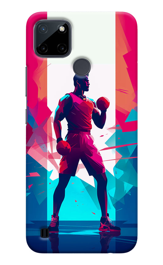 Champion Fighter (AI Generated) Realme C21Y/C25Y Back Cover