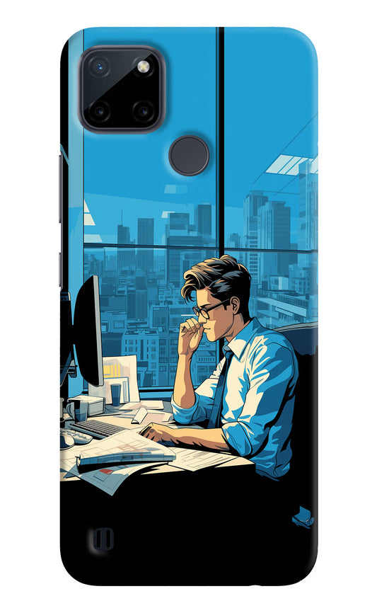 Focused Hustler (AI Generated) Realme C21Y/C25Y Hard Case Back Cover by Casekaro