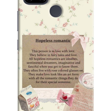 Hopeless Romantic Realme C21Y/C25Y Hard Case Back Cover by Casekaro