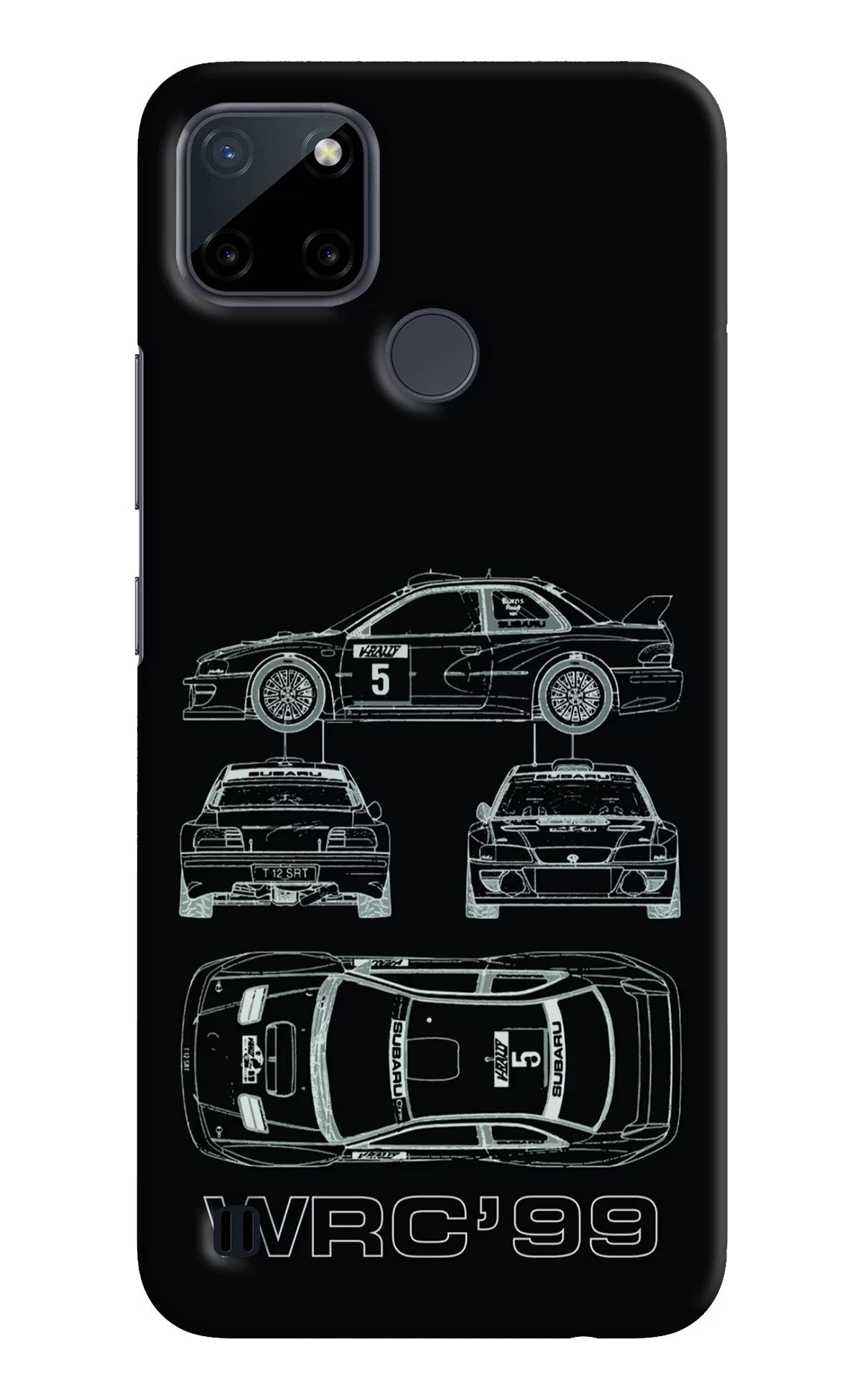 WRC'99 Realme C21Y/C25Y Hard Case Back Cover by Casekaro