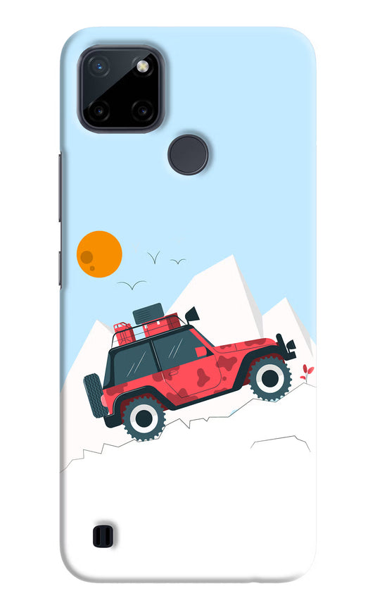 Mountain Trail Beast Realme C21Y/C25Y Hard Case Back Cover by Casekaro