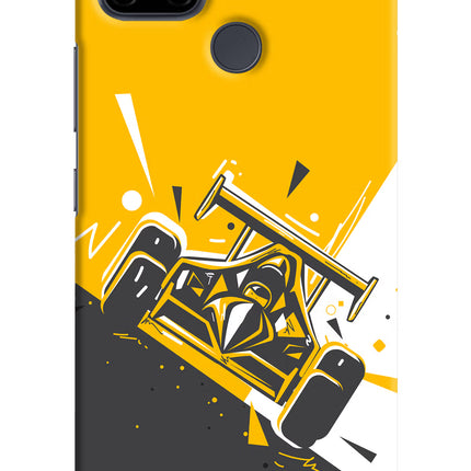 Track King Realme C21Y/C25Y Hard Case Back Cover by Casekaro