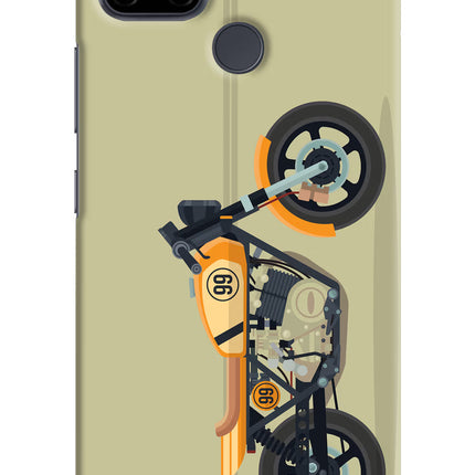 Vertical Speedster Realme C21Y/C25Y Hard Case Back Cover by Casekaro