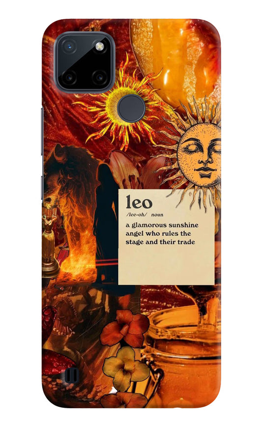Leo Zodiac Realme C21Y/C25Y Hard Case Back Cover by Casekaro