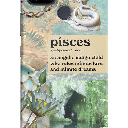 Pisces Zodiac Realme C21Y/C25Y Hard Case Back Cover by Casekaro