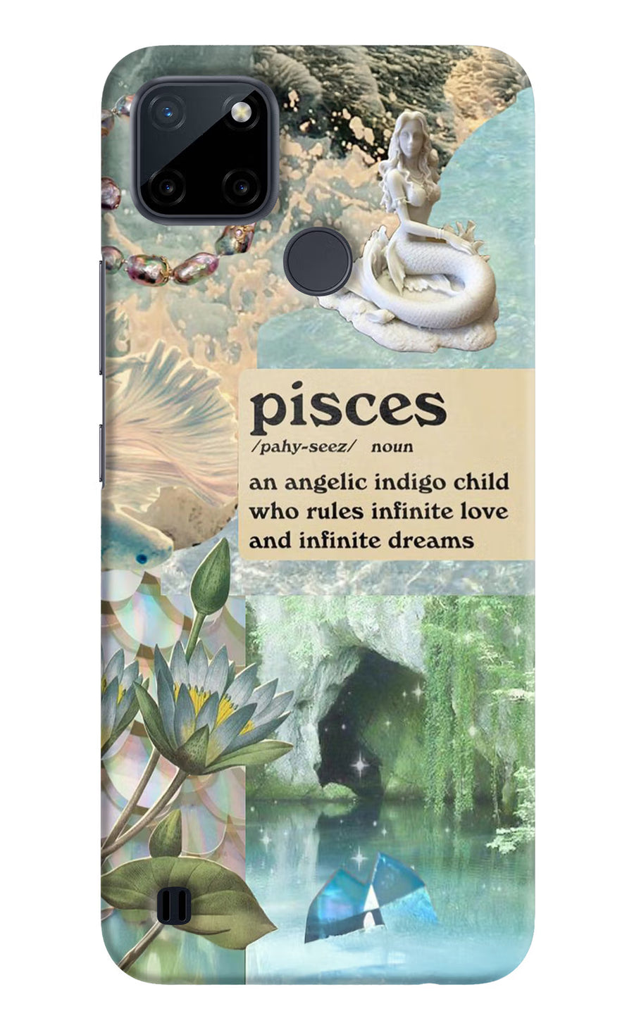 Pisces Zodiac Realme C21Y/C25Y Back Cover, Hard case