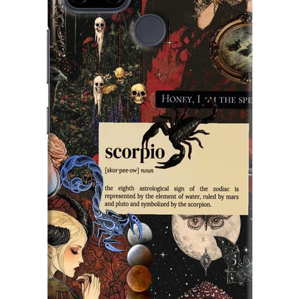 Scorpio Zodiac Realme C21Y/C25Y Hard Case Back Cover by Casekaro