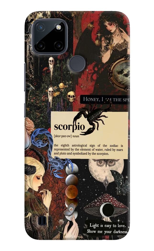 Scorpio Zodiac Realme C21Y/C25Y Hard Case Back Cover by Casekaro