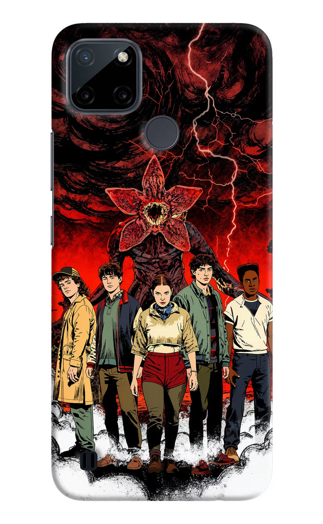 Ordinary Things Characters Realme C21Y/C25Y Hard Case Back Cover by Casekaro