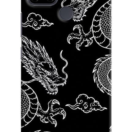 Twin Dragons Realme C21Y/C25Y Hard Case Back Cover by Casekaro