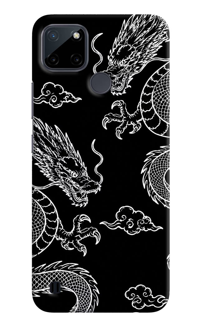 Twin Dragons Realme C21Y/C25Y Hard Case Back Cover by Casekaro