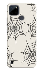 Spider Web Realme C21Y/C25Y Hard Case Back Cover by Casekaro