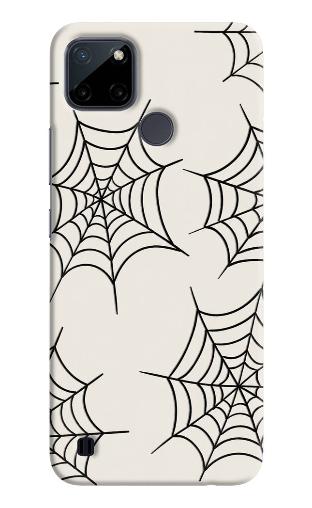 Spider Web Realme C21Y/C25Y Hard Case Back Cover by Casekaro