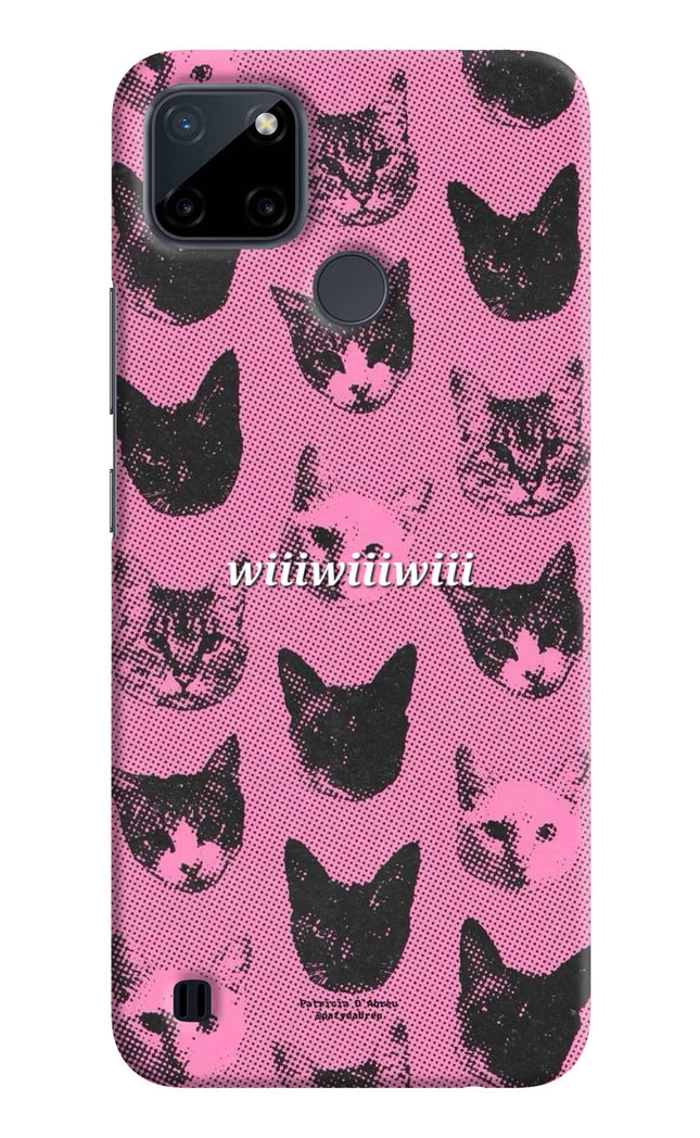 Pink Cats Realme C21Y/C25Y Hard Case Back Cover by Casekaro