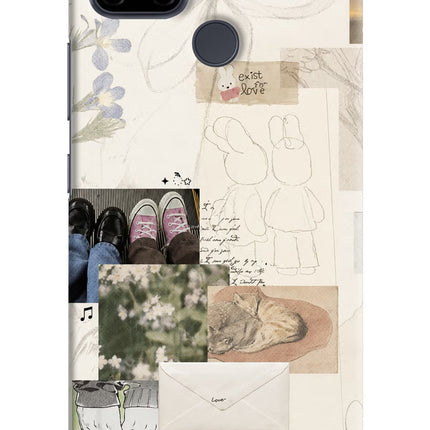 Soft Aesthetic Realme C21Y/C25Y Hard Case Back Cover by Casekaro
