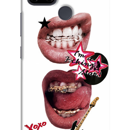 Rockstar Realme C21Y/C25Y Hard Case Back Cover by Casekaro