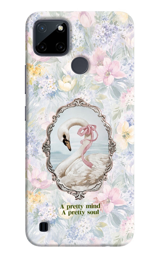 Pretty Mind Pretty Soul Realme C21Y/C25Y Hard Case Back Cover by Casekaro