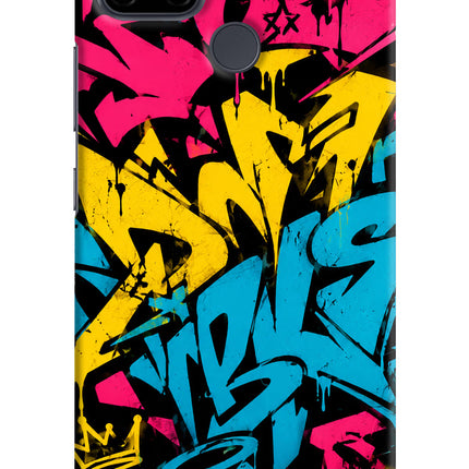 Graffiti Vibe Realme C21Y/C25Y Hard Case Back Cover by Casekaro
