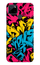 Graffiti Vibe Realme C21Y/C25Y Hard Case Back Cover by Casekaro