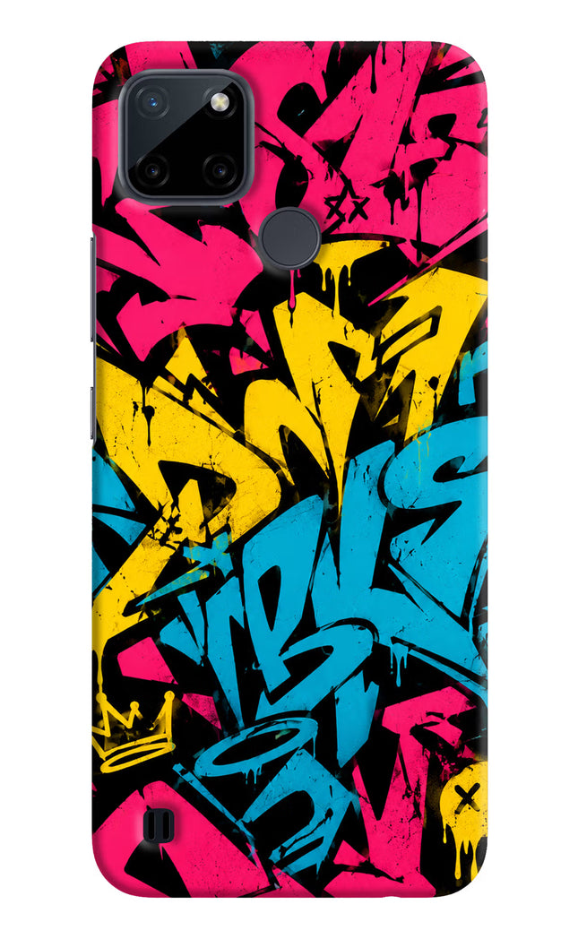 Graffiti Vibe Realme C21Y/C25Y Hard Case Back Cover by Casekaro