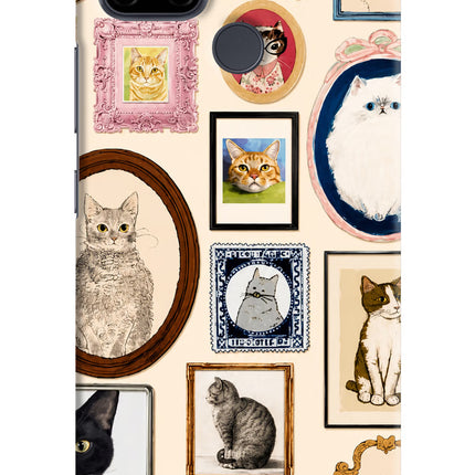 Mirror Cats Realme C21Y/C25Y Hard Case Back Cover by Casekaro