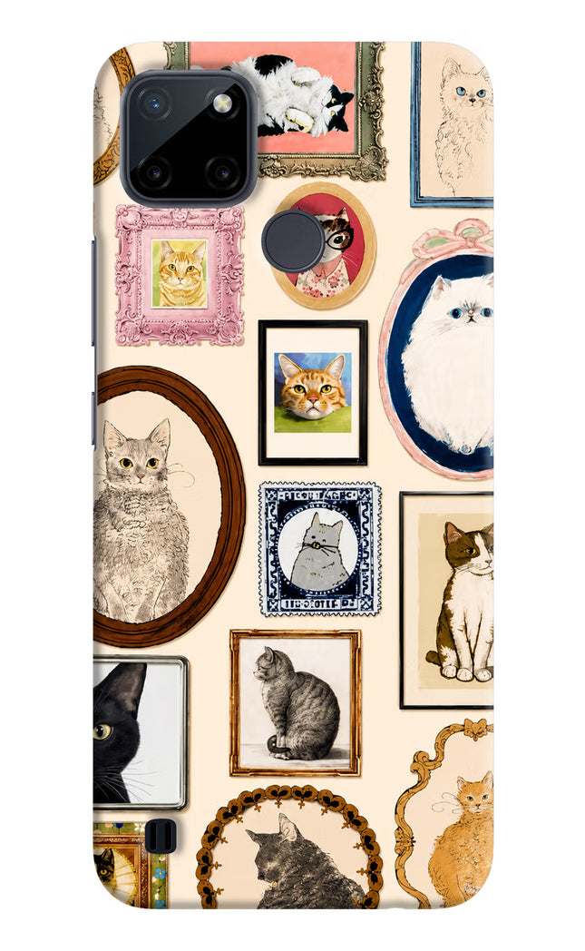 Mirror Cats Realme C21Y/C25Y Hard Case Back Cover by Casekaro