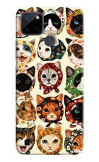 Cool Cat Realme C21Y/C25Y Hard Case Back Cover by Casekaro