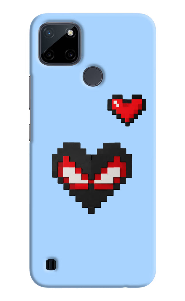 Peter Heart Realme C21Y/C25Y Hard Case Back Cover by Casekaro