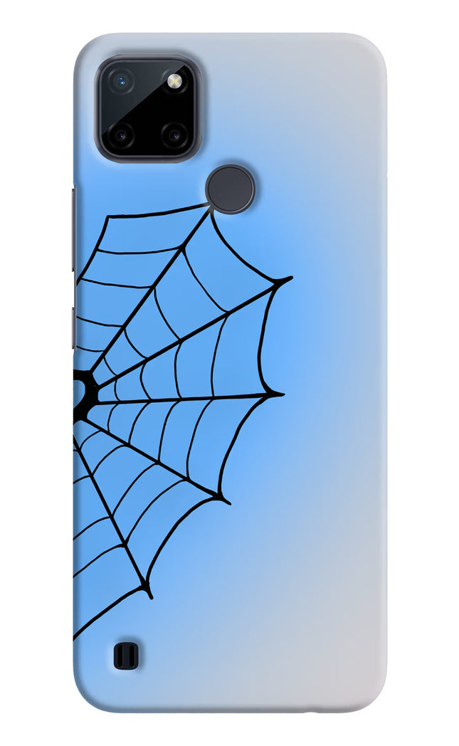 Blue Web Realme C21Y/C25Y Hard Case Back Cover by Casekaro