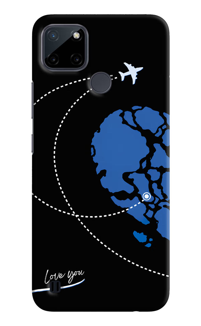 Love Orbit Realme C21Y/C25Y Hard Case Back Cover by Casekaro