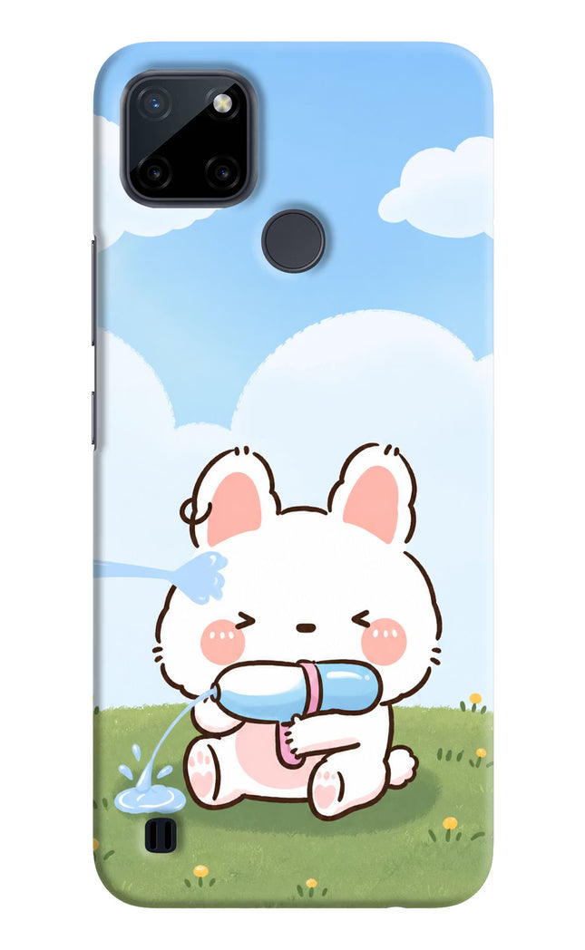 Bunny Treat Realme C21Y/C25Y Hard Case Back Cover by Casekaro
