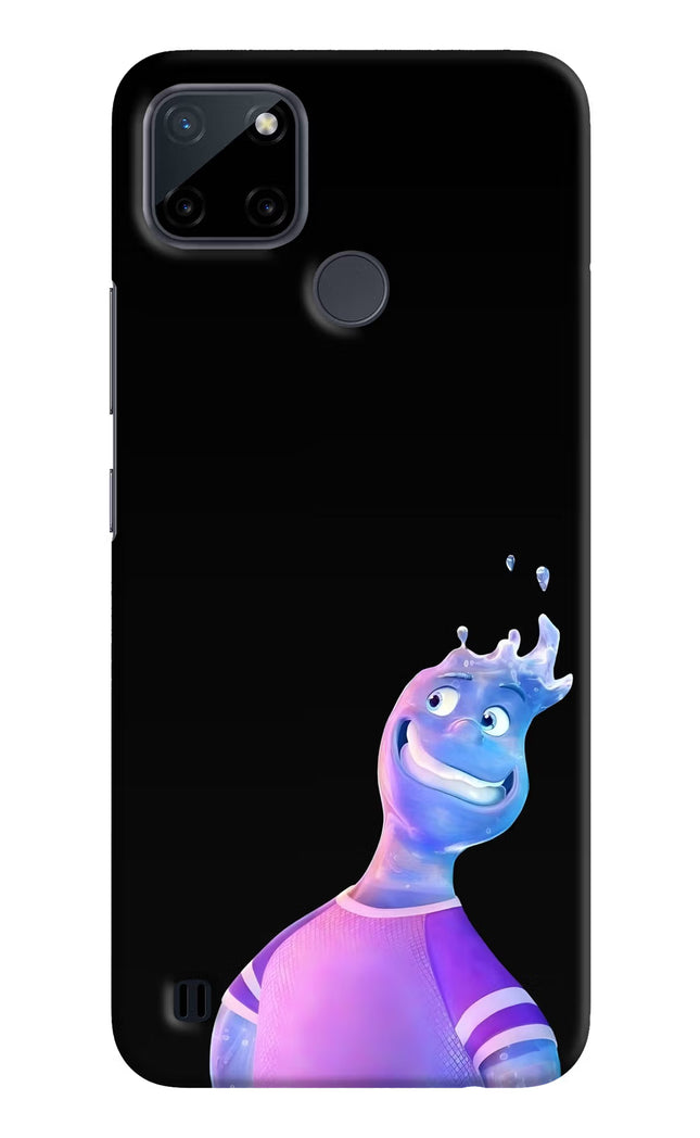 Wade Wave Realme C21Y/C25Y Hard Case Back Cover by Casekaro