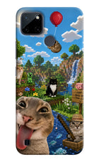 Minecraft Cat Chaos Realme C21Y/C25Y Hard Case Back Cover by Casekaro