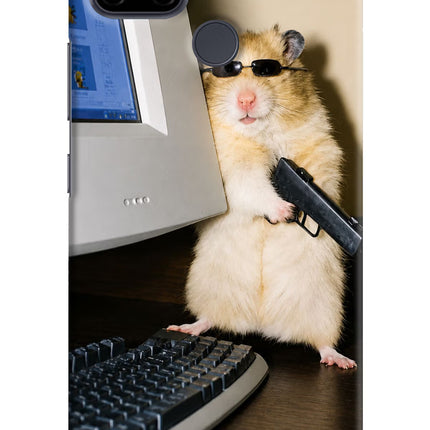 Hacker Hamster Realme C21Y/C25Y Hard Case Back Cover by Casekaro