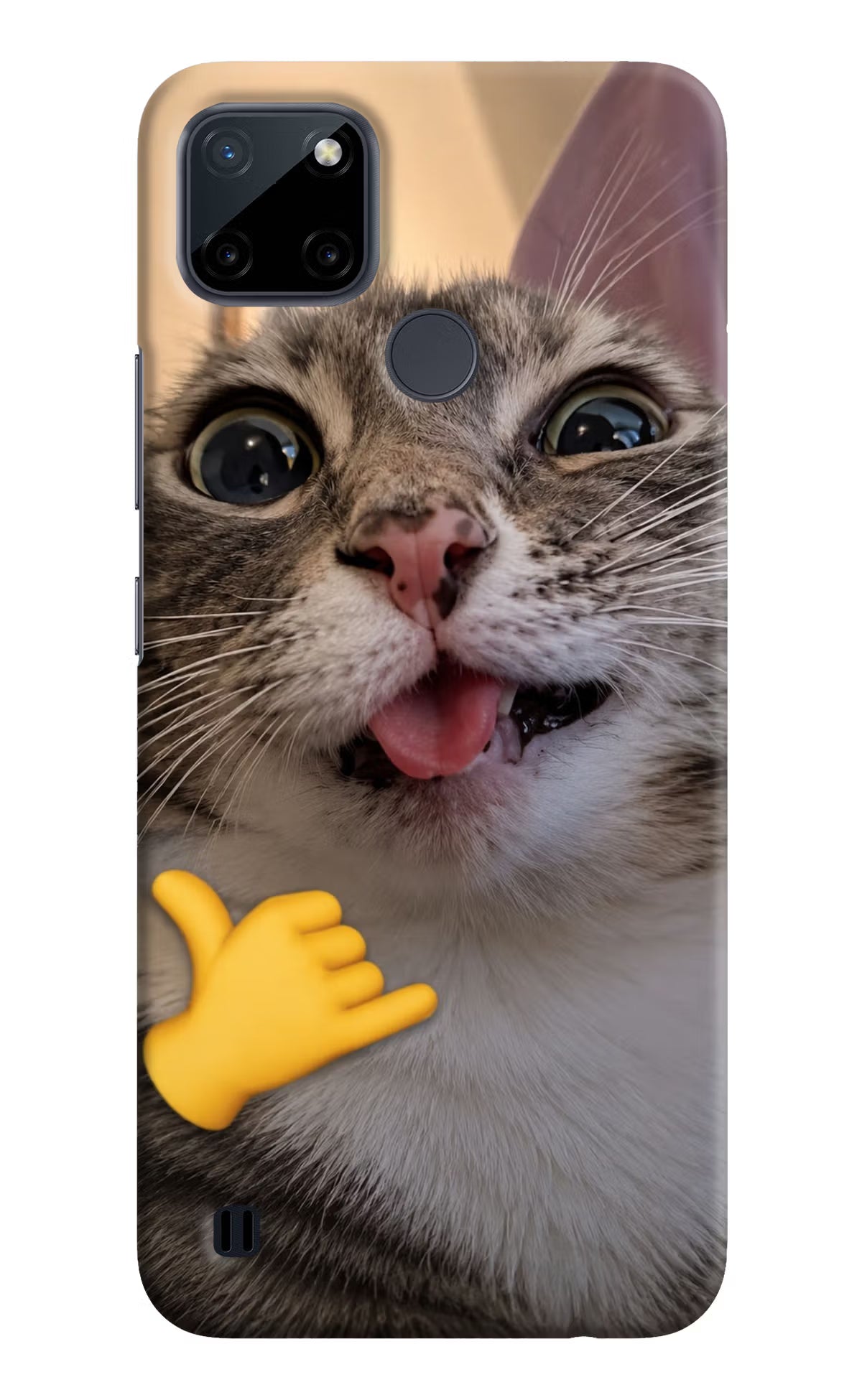 Silly Cat Call Realme C21Y/C25Y Back Cover