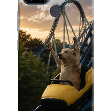Rollercoaster Dog Realme C21Y/C25Y Hard Case Back Cover by Casekaro