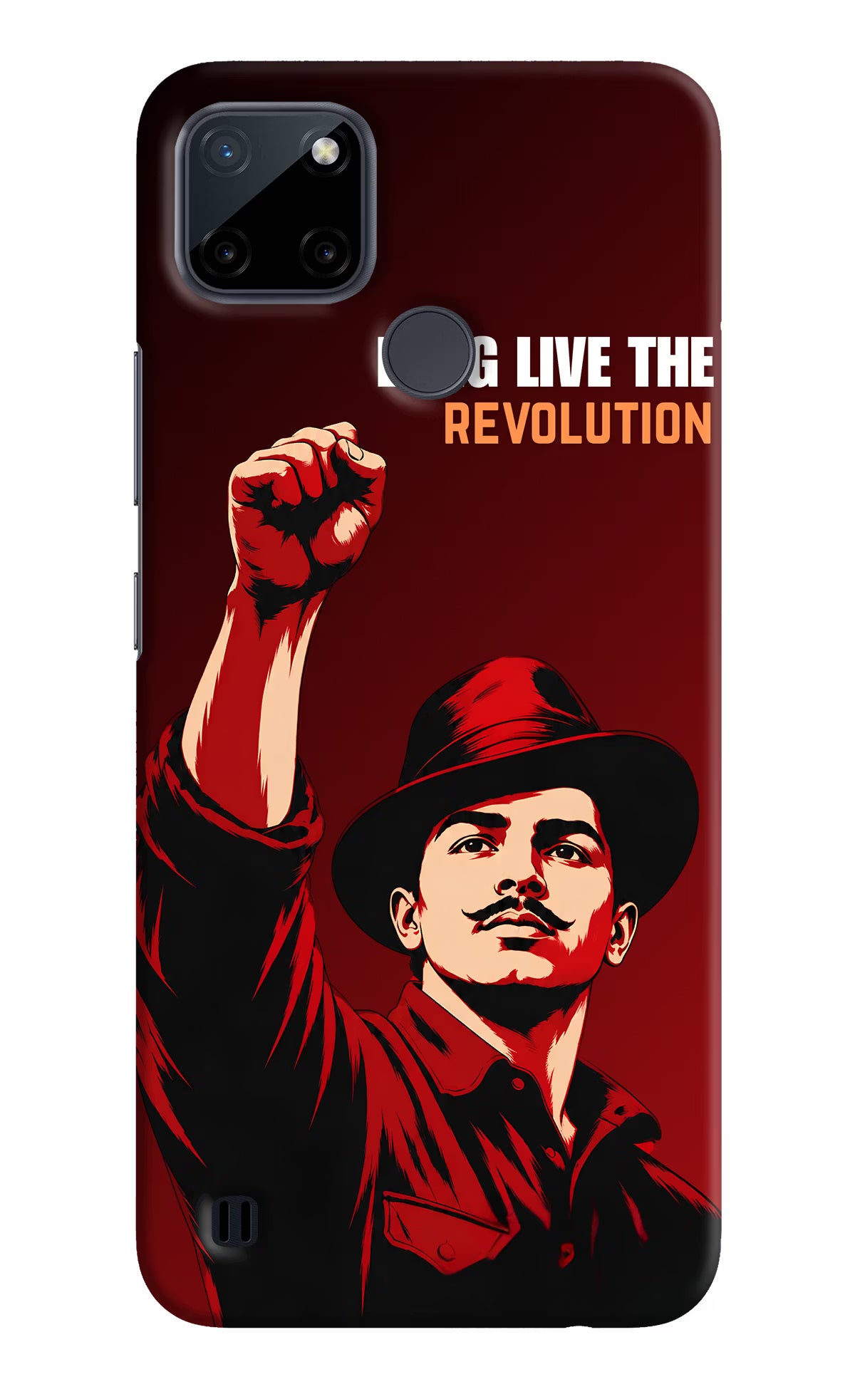Bhagat Singh Revolution Realme C21Y/C25Y Back Cover