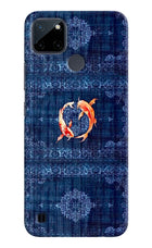Koi Blue Realme C21Y/C25Y Back Cover
