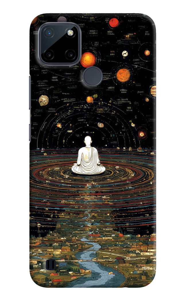 Space Monk Realme C21Y/C25Y Hard Case Back Cover by Casekaro