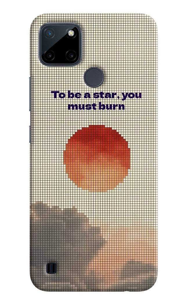 Pixel Sun Realme C21Y/C25Y Hard Case Back Cover by Casekaro