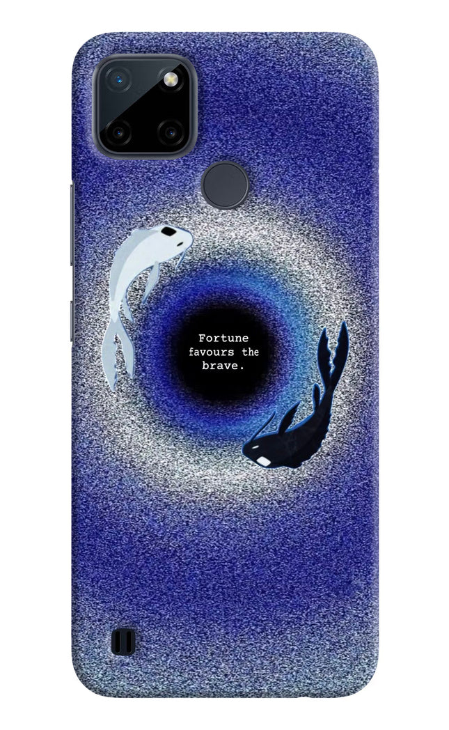 Dark Koi Realme C21Y/C25Y Hard Case Back Cover by Casekaro