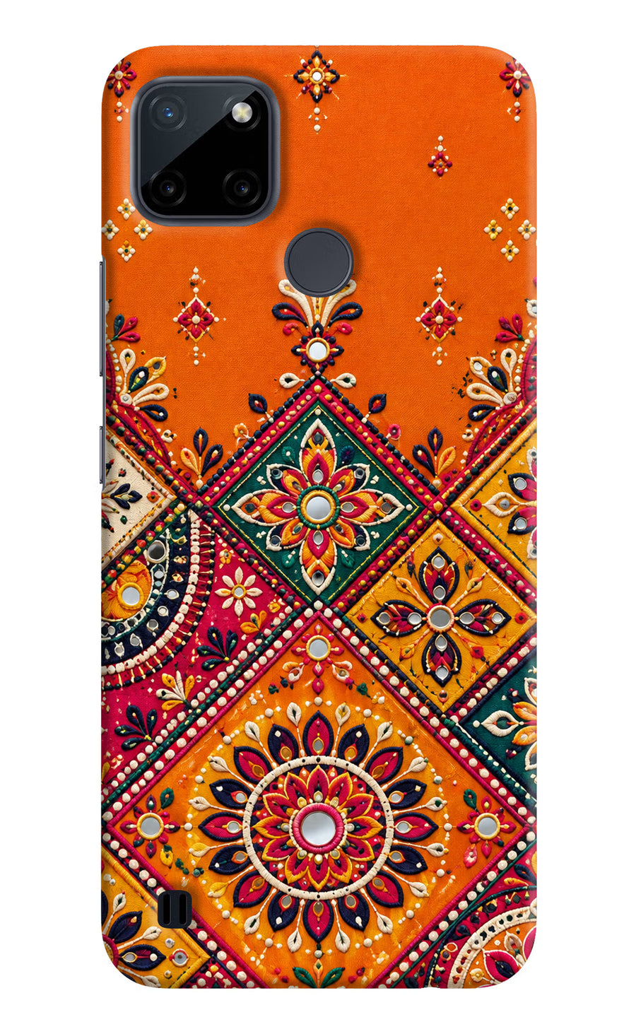 Kutch Glow Realme C21Y/C25Y Back Cover, Hard case