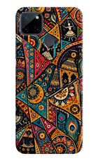 Folk Print Realme C21Y/C25Y Back Cover