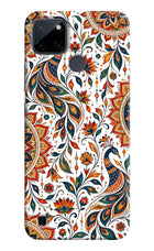 White Mayura Realme C21Y/C25Y Back Cover