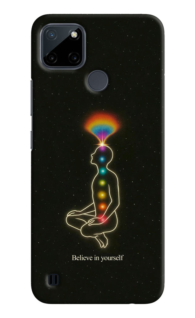 Believe in yourself Realme C21Y/C25Y Hard Case Back Cover by Casekaro