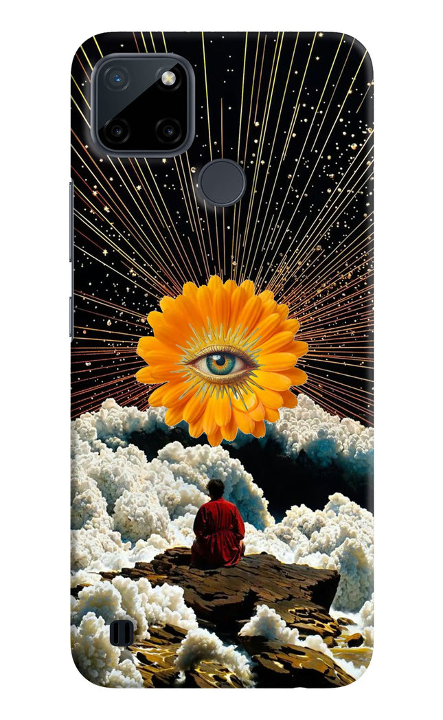 Cosmic Flower Realme C21Y/C25Y Hard Case Back Cover by Casekaro